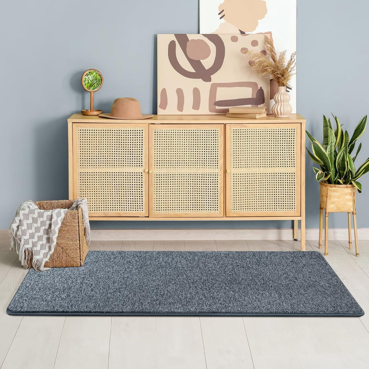 Chicrug Memory Foam 2x6 Runner Rugs for Hallway Entryway Bedroom