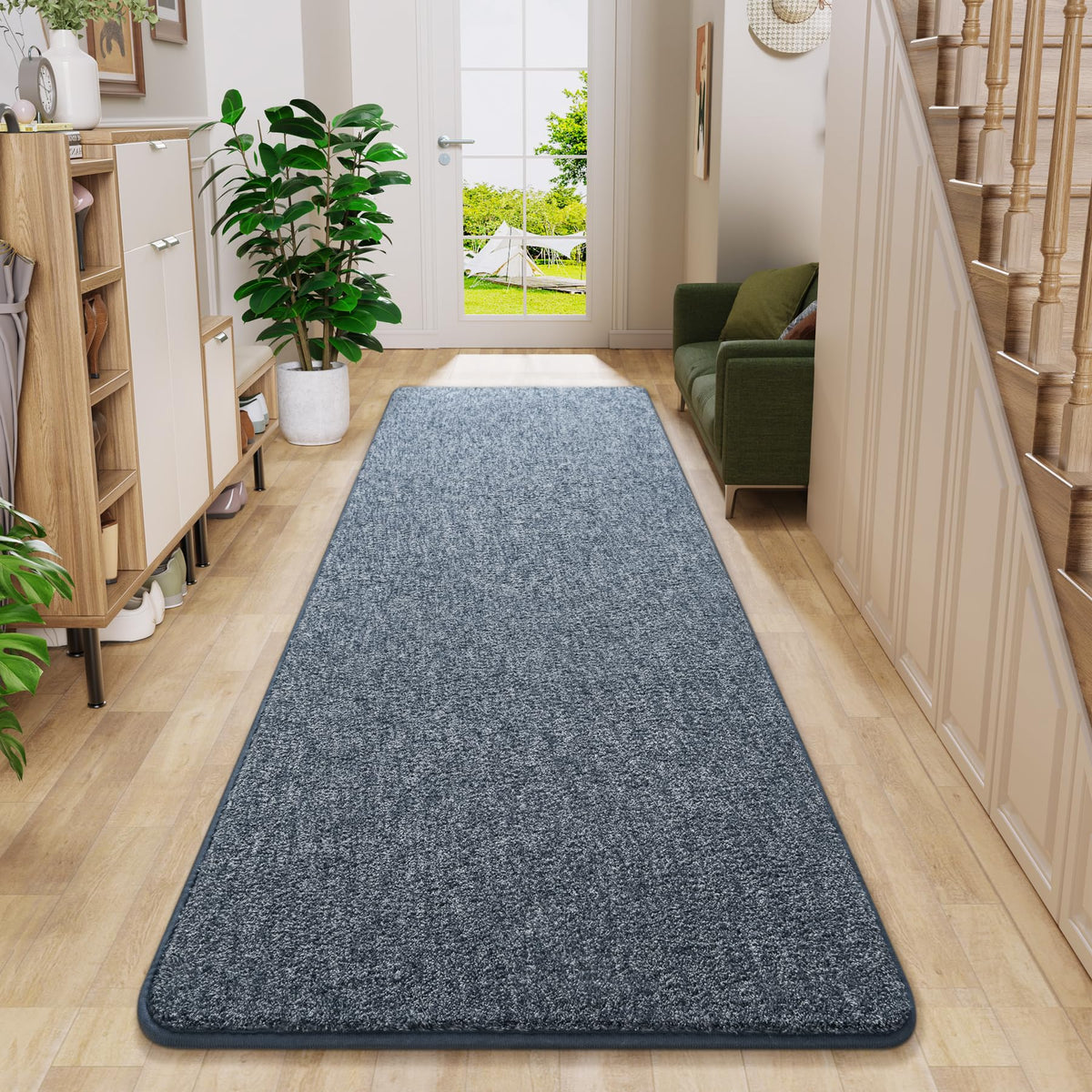 Chicrug Memory Foam 2x6 Runner Rugs for Hallway Entryway Bedroom