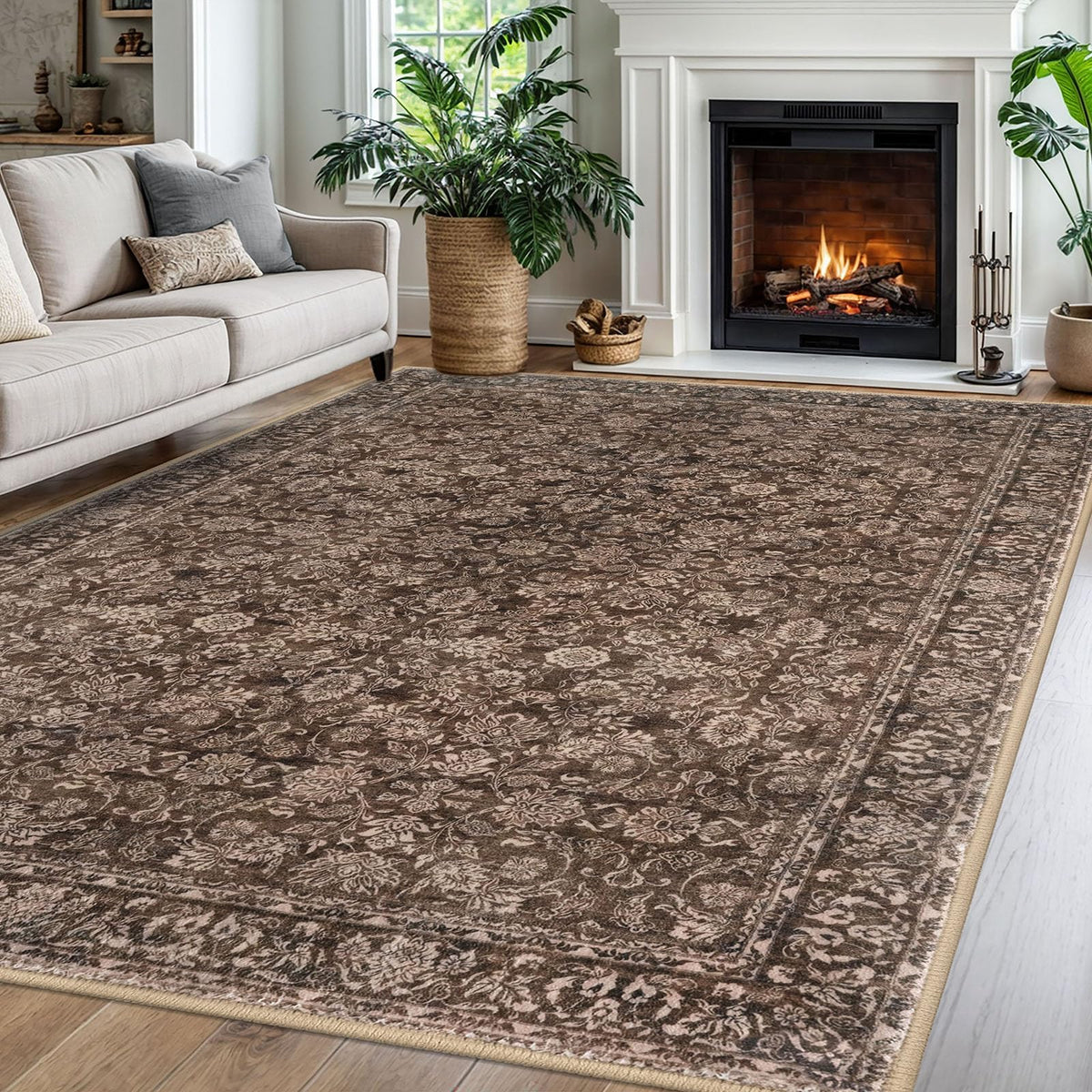 SIILOOM 2x3 Small Washable Area Rug Entryway Door Mat Indoor Kitchen Runner