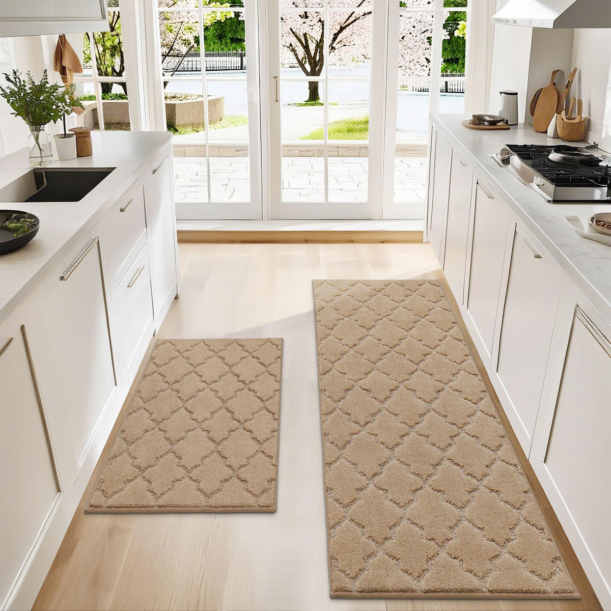 COSY HOMEER Soft Kitchen Floor Mats and Rugs Non Slip 20"x59",Dark Grey