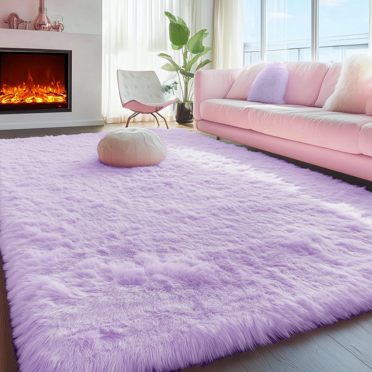 Super Soft Runner Rugs For Hallway 2x6 Ft,Grey Rug Home Decor Aesthetic