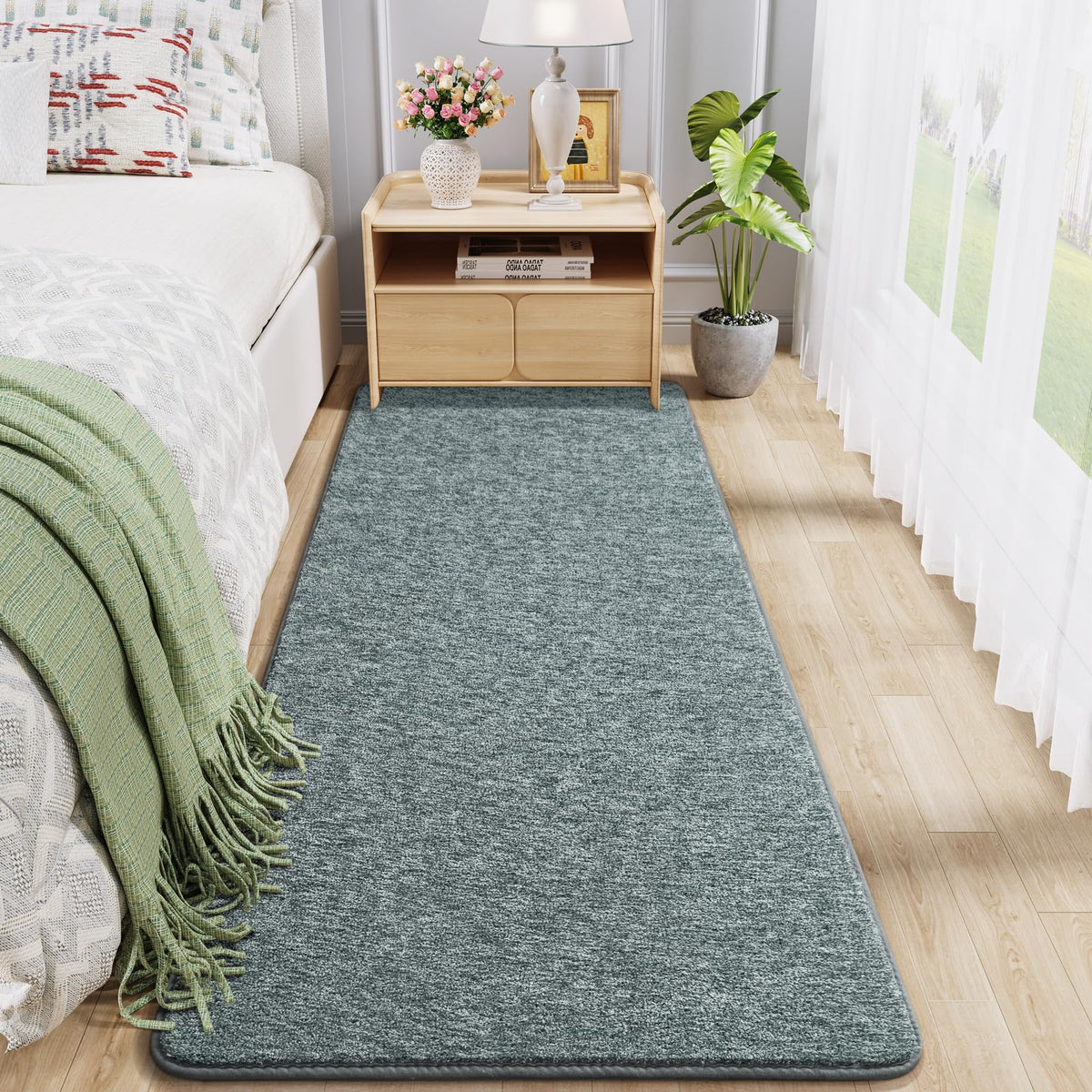 Chicrug Memory Foam 2x6 Runner Rugs for Hallway Entryway Bedroom