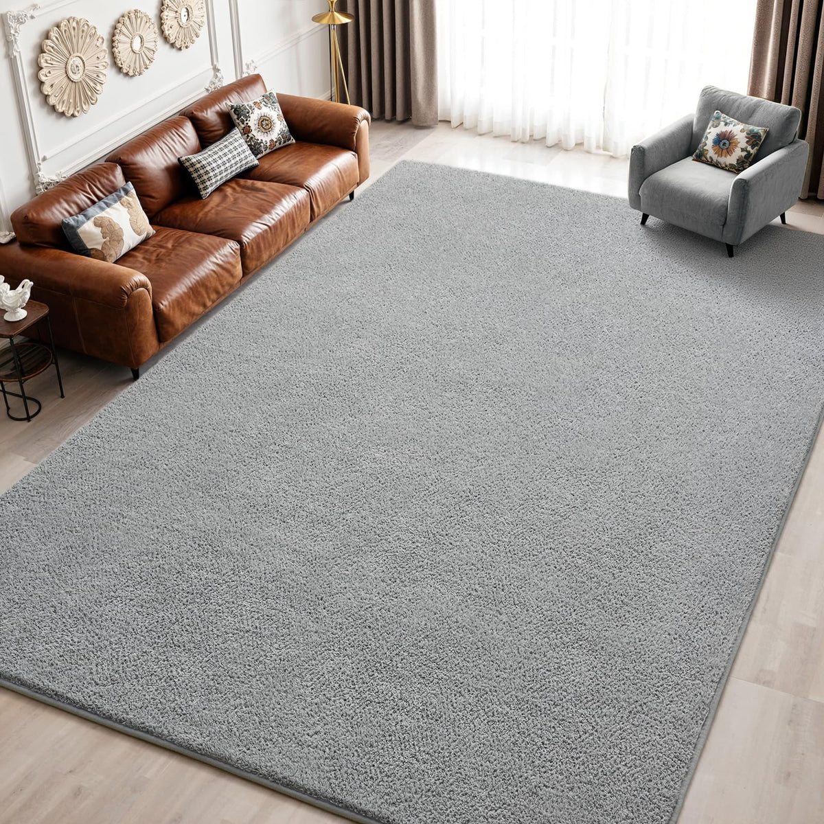 Keeko 2x4 Area Rugs for Living Room,Soft Washable Memory Foam Bedroom Rug