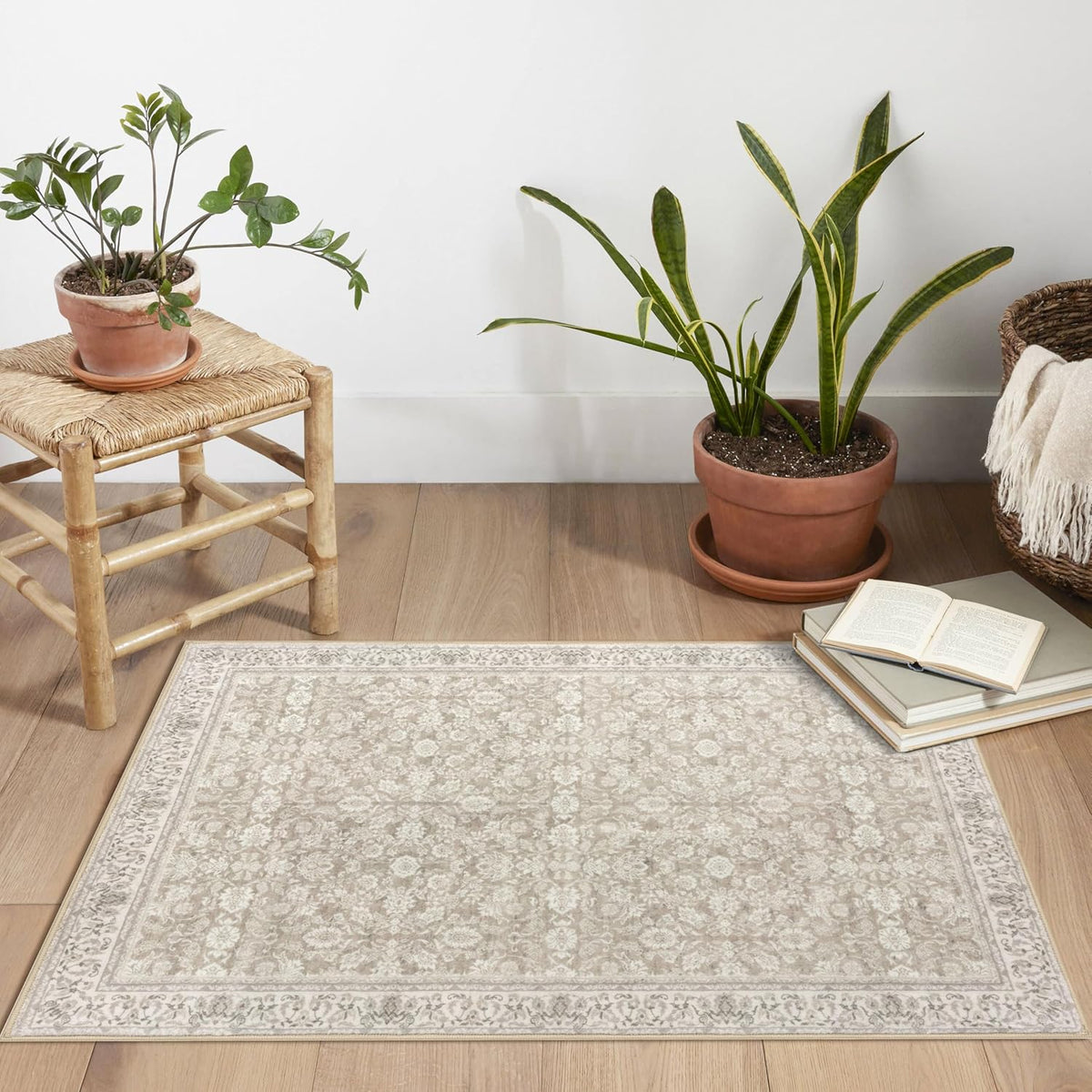 SIILOOM 2x3 Small Washable Area Rug Entryway Door Mat Indoor Kitchen Runner
