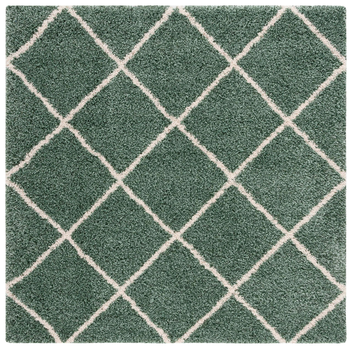 SAFAVIEH Hudson Shag Accent Rug 2'x3', Soft Distressed Grey & Ivory SGH281K