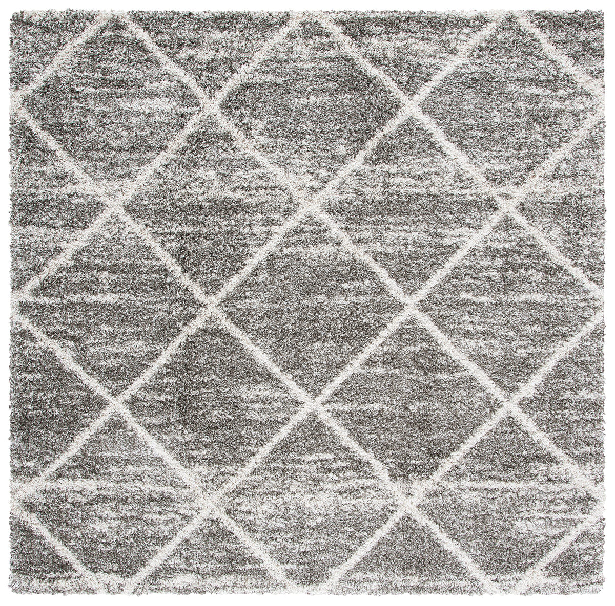 SAFAVIEH Hudson Shag Accent Rug 2'x3', Soft Distressed Grey & Ivory SGH281K