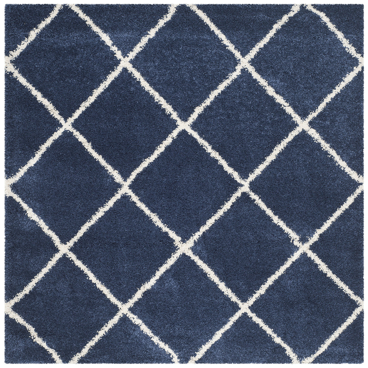 SAFAVIEH Hudson Shag Accent Rug 2'x3', Soft Distressed Grey & Ivory SGH281K