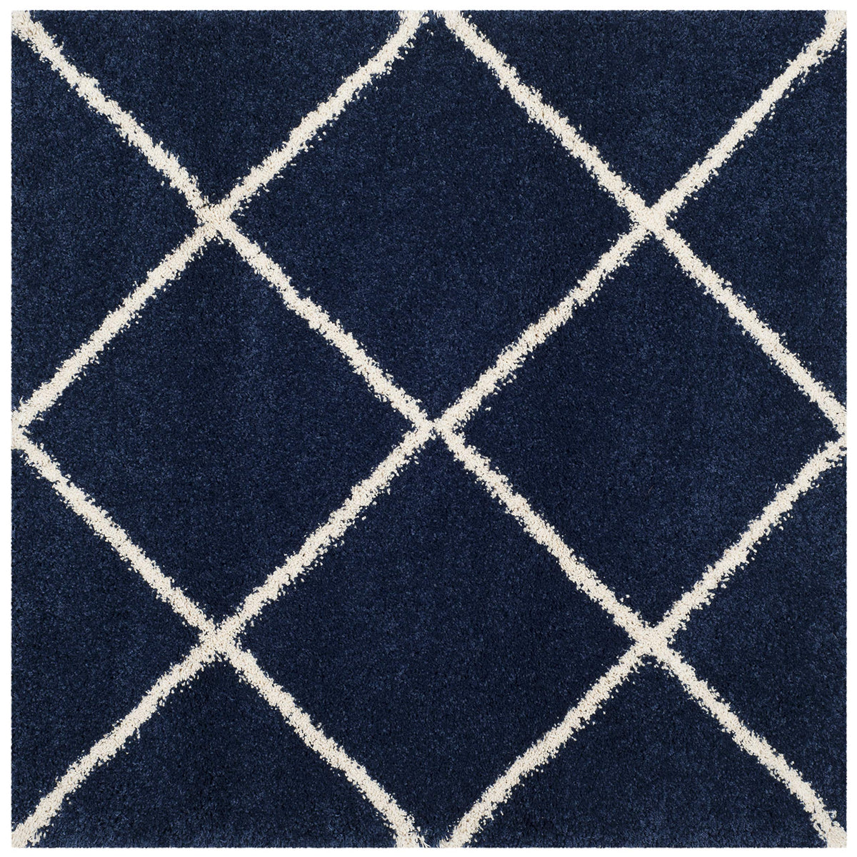 SAFAVIEH Hudson Shag Accent Rug 2'x3', Soft Distressed Grey & Ivory SGH281K