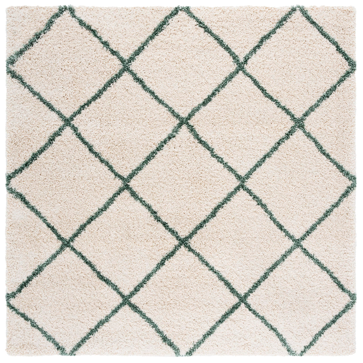 SAFAVIEH Hudson Shag Accent Rug 2'x3', Soft Distressed Grey & Ivory SGH281K