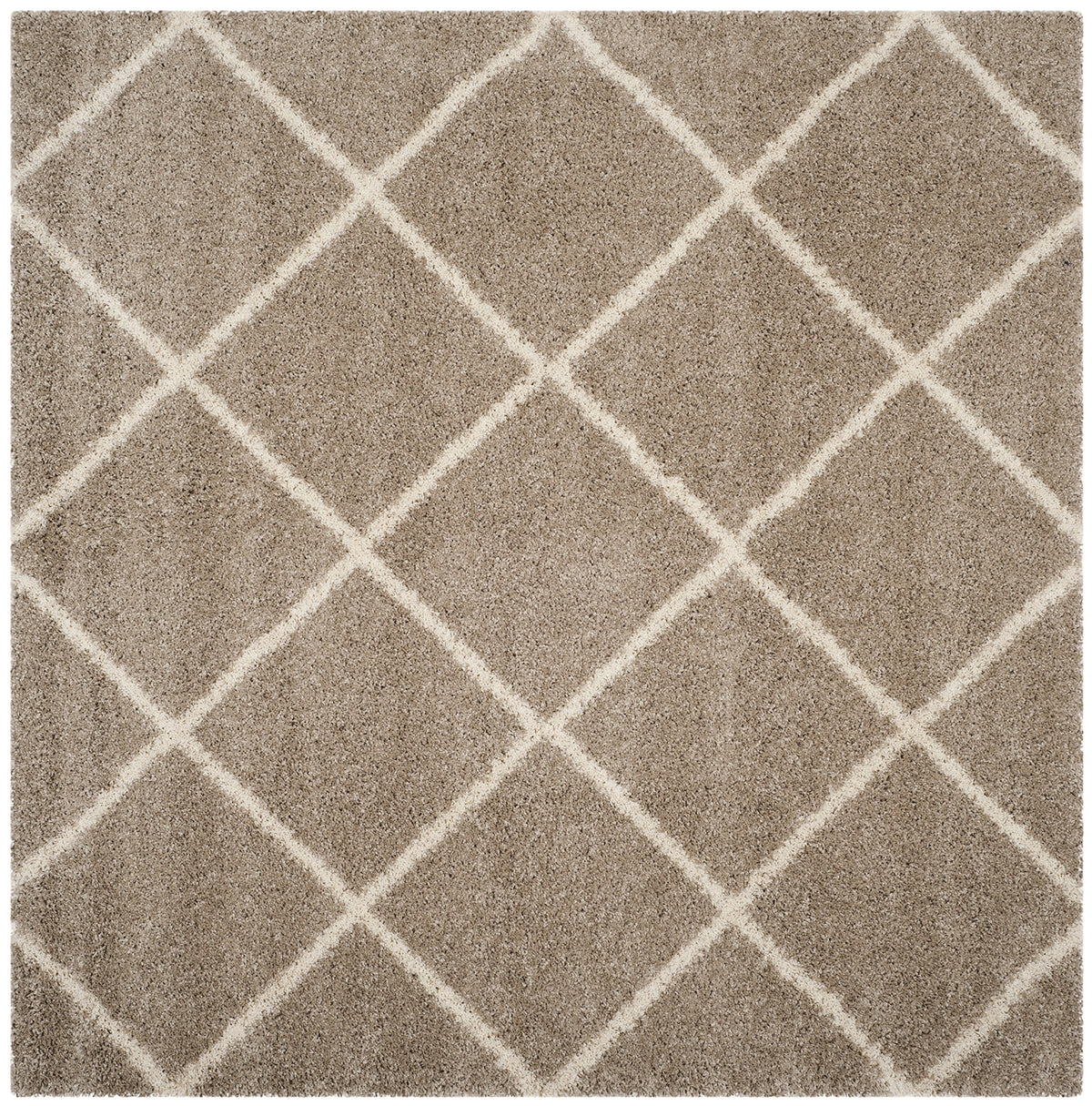 SAFAVIEH Hudson Shag Accent Rug 2'x3', Soft Distressed Grey & Ivory SGH281K